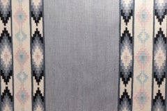Mid-Century Swedish Kilim in Tones of Grey