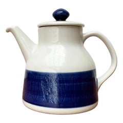 Mid-Century Swedish Koka Blue, Blau, Bla Series Coffee Pot, 1950s