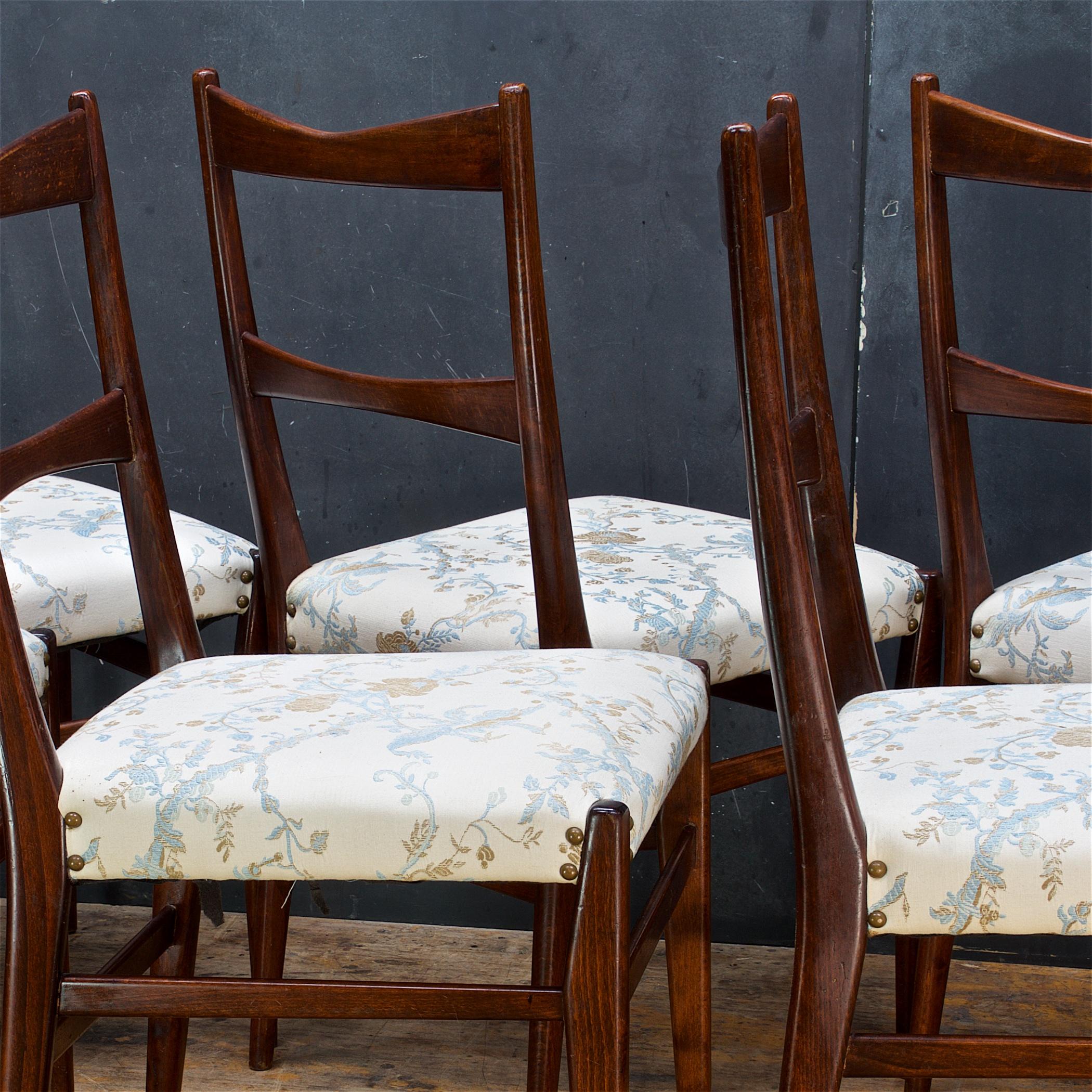 Mid-20th Century Midcentury Swedish Ladderback Ekselius Dining Chairs Scandinavian Farmhouse