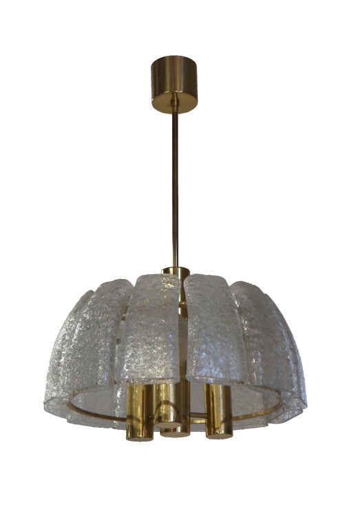 Molded Mid-Century Swedish Light Fixture For Sale