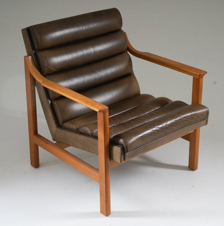Scandinavian Modern Mid-Century Swedish Lounge Chairs by Karl-Erik Ekselius for JOC Vetlanda For Sale