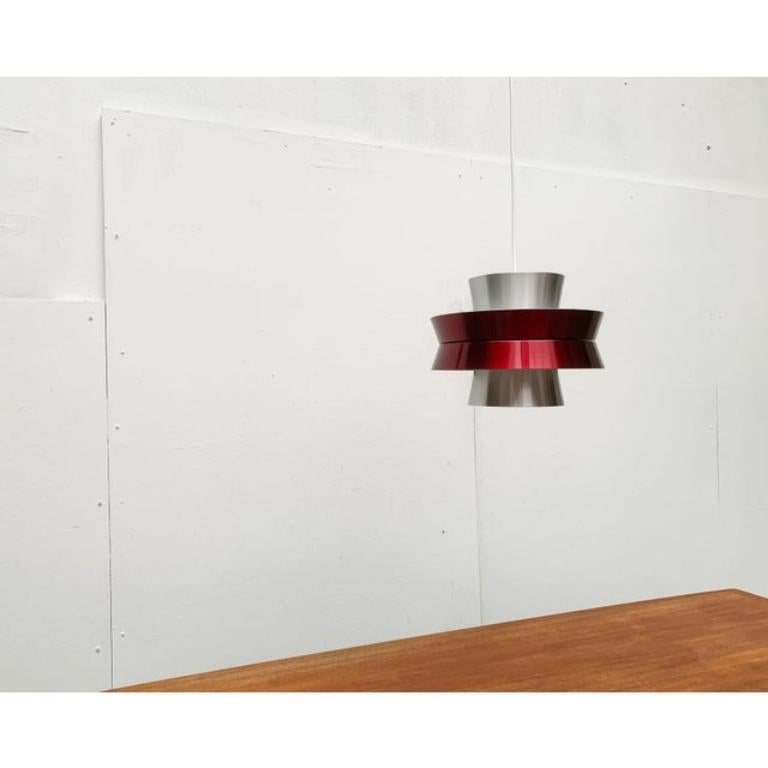 Mid-Century Swedish Metal Pendant Lamp by Carl Thore for Granhaga For Sale 5