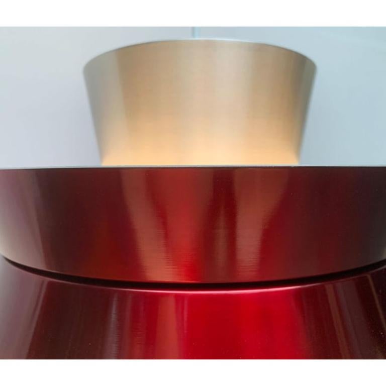 Mid-Century Swedish Metal Pendant Lamp by Carl Thore for Granhaga In Excellent Condition For Sale In Hamburg, DE