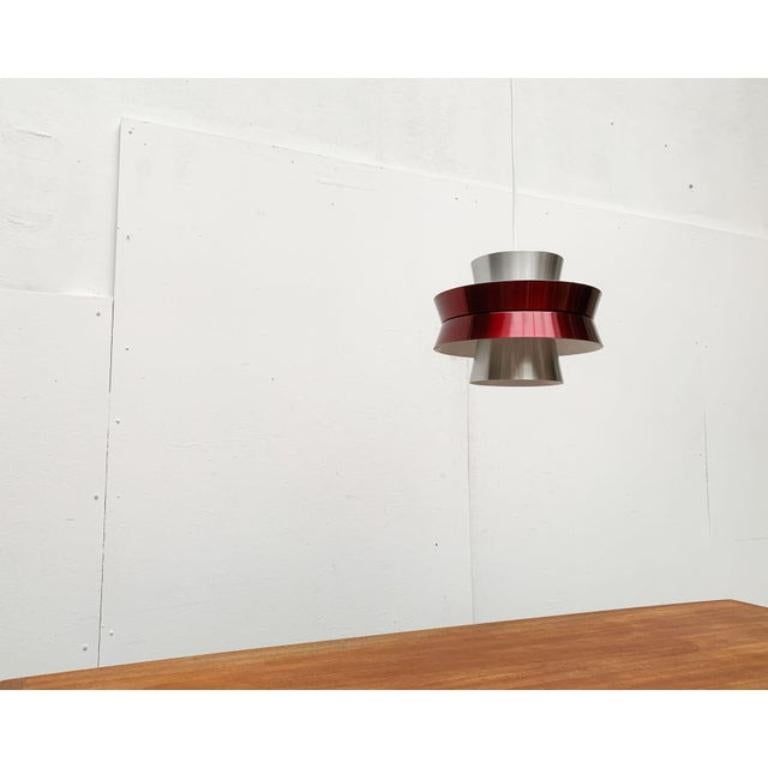 Mid-Century Swedish Metal Pendant Lamp by Carl Thore for Granhaga For Sale 2