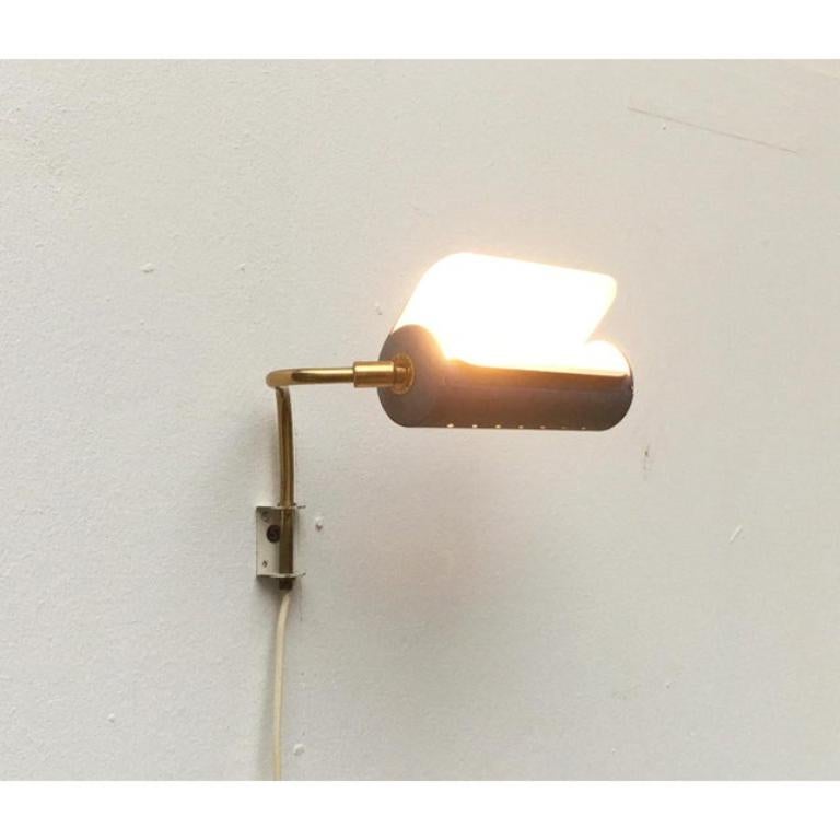 Lampada da parete minimalista svedese di metà secolo, anni '60 in vendita 3