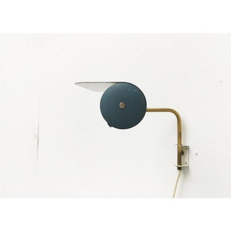 Mid-Century moderno Lampada da parete minimalista svedese di metà secolo, anni '60 in vendita