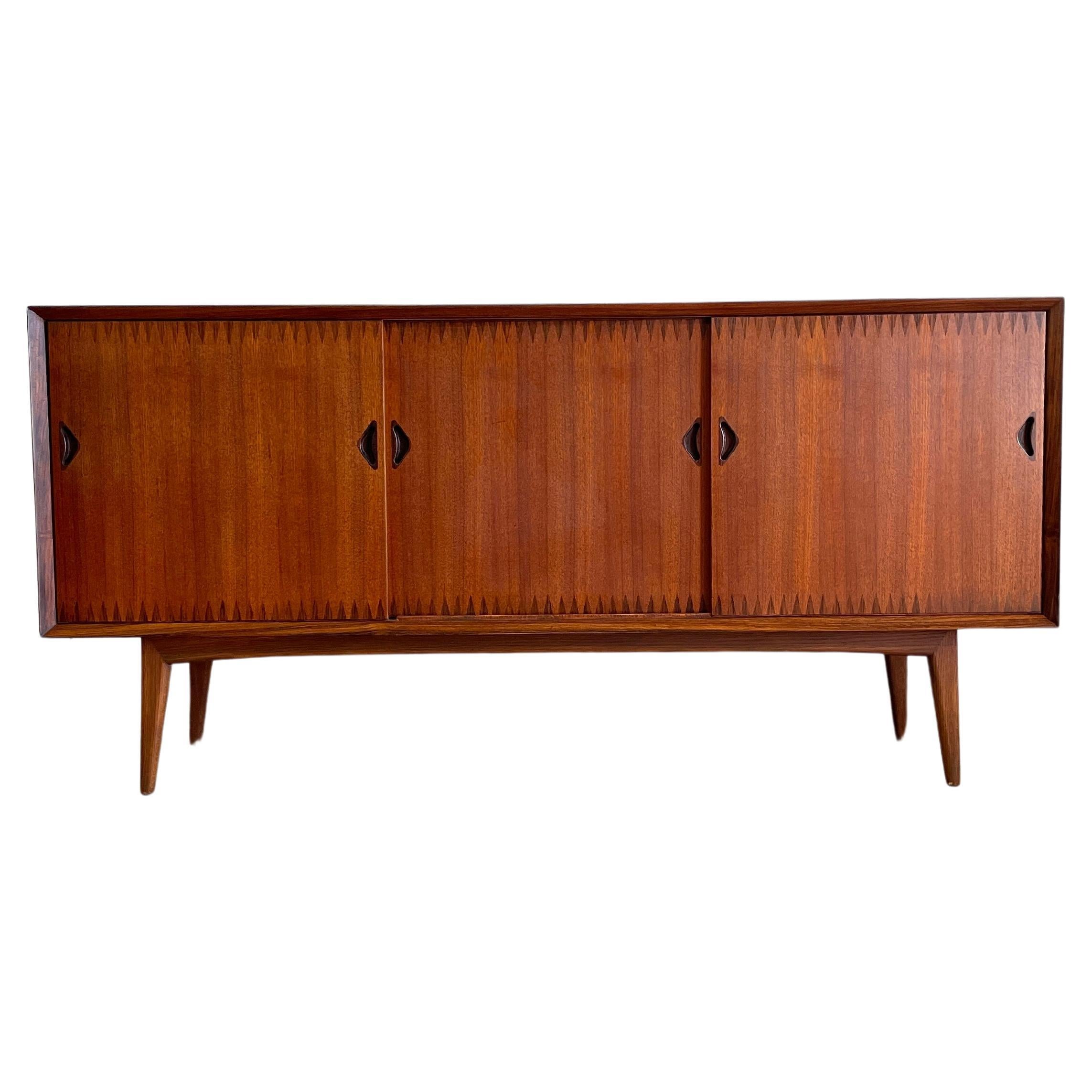 Mid Century Swedish Modern Console or Credenza For Sale