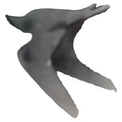 Mid-Century Swedish Modern Glass Sculpture Kosta Boda Paul Hoff Birds in Flight