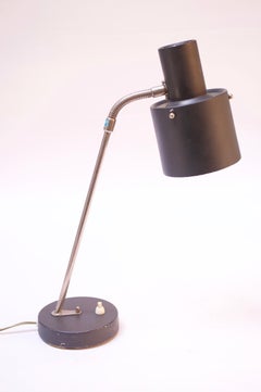 Midcentury Swedish Modern Gooseneck Table Lamp by Ewå Värnamo