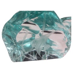 Mid-Century Swedish Modern Ice Paperweights by Kosta Boda V Lindstrand 5 Pcs