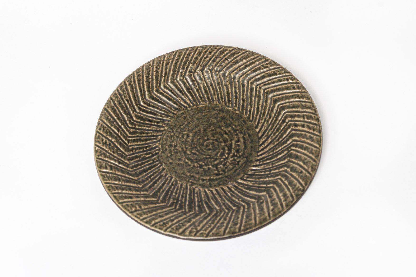 Mid-Century Modern Midcentury Swedish Modern Mari Simmulson for Upsala-Ekeby Ceramic Plate