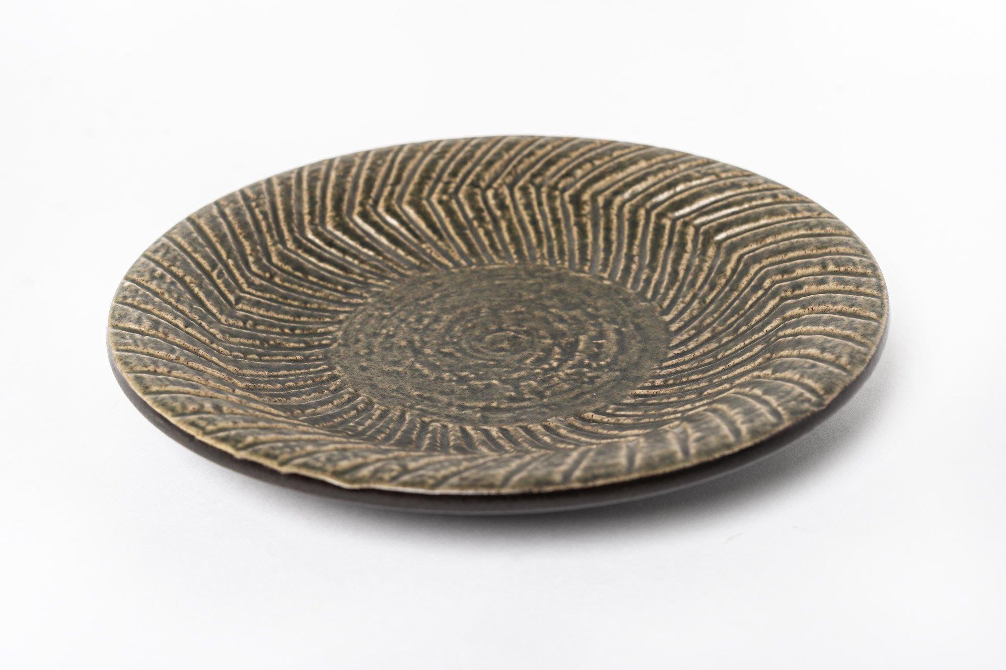 Midcentury Swedish Modern Mari Simmulson for Upsala-Ekeby Ceramic Plate In Good Condition In Detroit, MI