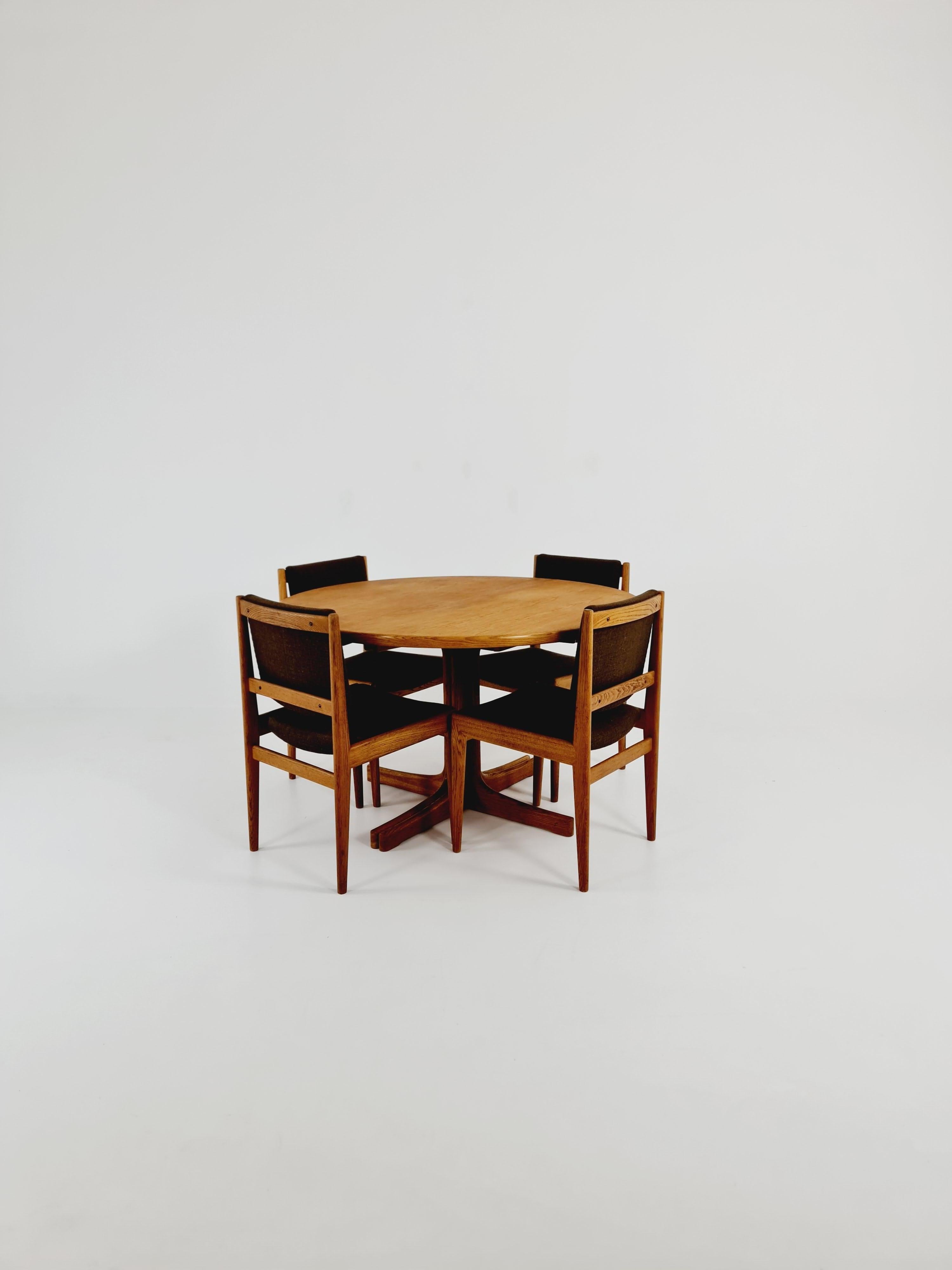 Mid century Swedish Modern Oak dining table by Karl Erik Ekselius, 1960s


The table is in good condition.

measurements

Height: 73 cm
Width: 120 -- Adjustable -- 180 up to -240 cm
Depth: 120cm