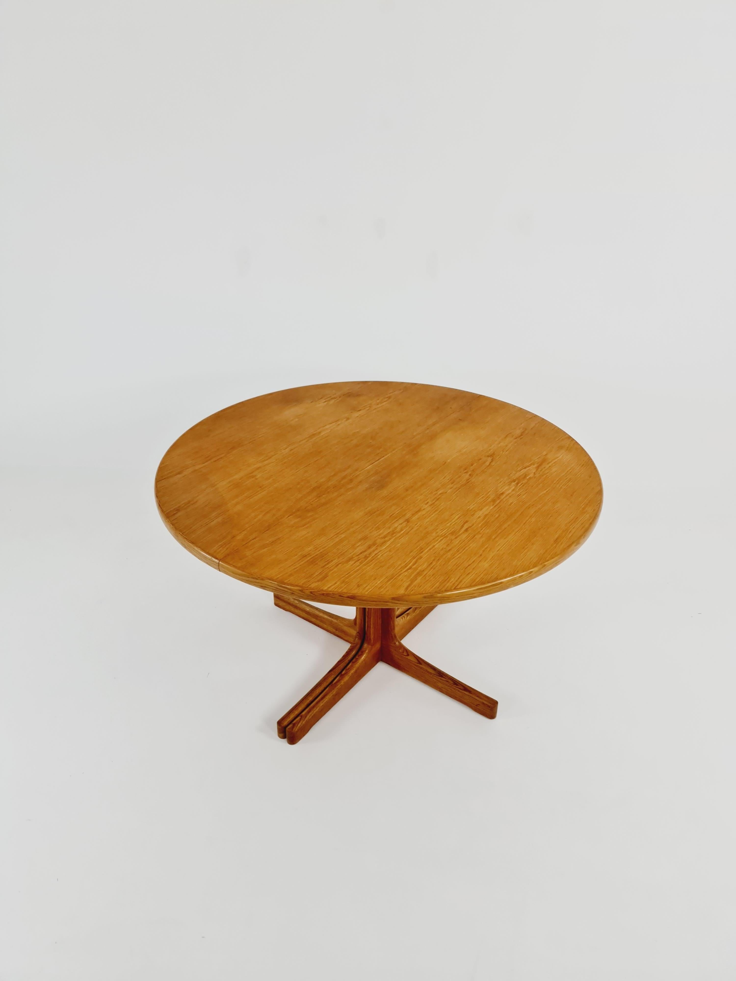 Mid-20th Century Mid century Swedish Modern Oak dining table by Karl Erik Ekselius, 1960s For Sale
