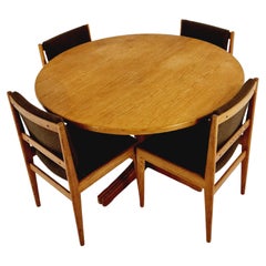 Retro Mid century Swedish Modern Oak dining table by Karl Erik Ekselius, 1960s