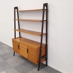 Midcentury Swedish Modern Teak Bookcase for Rottne, 1950s