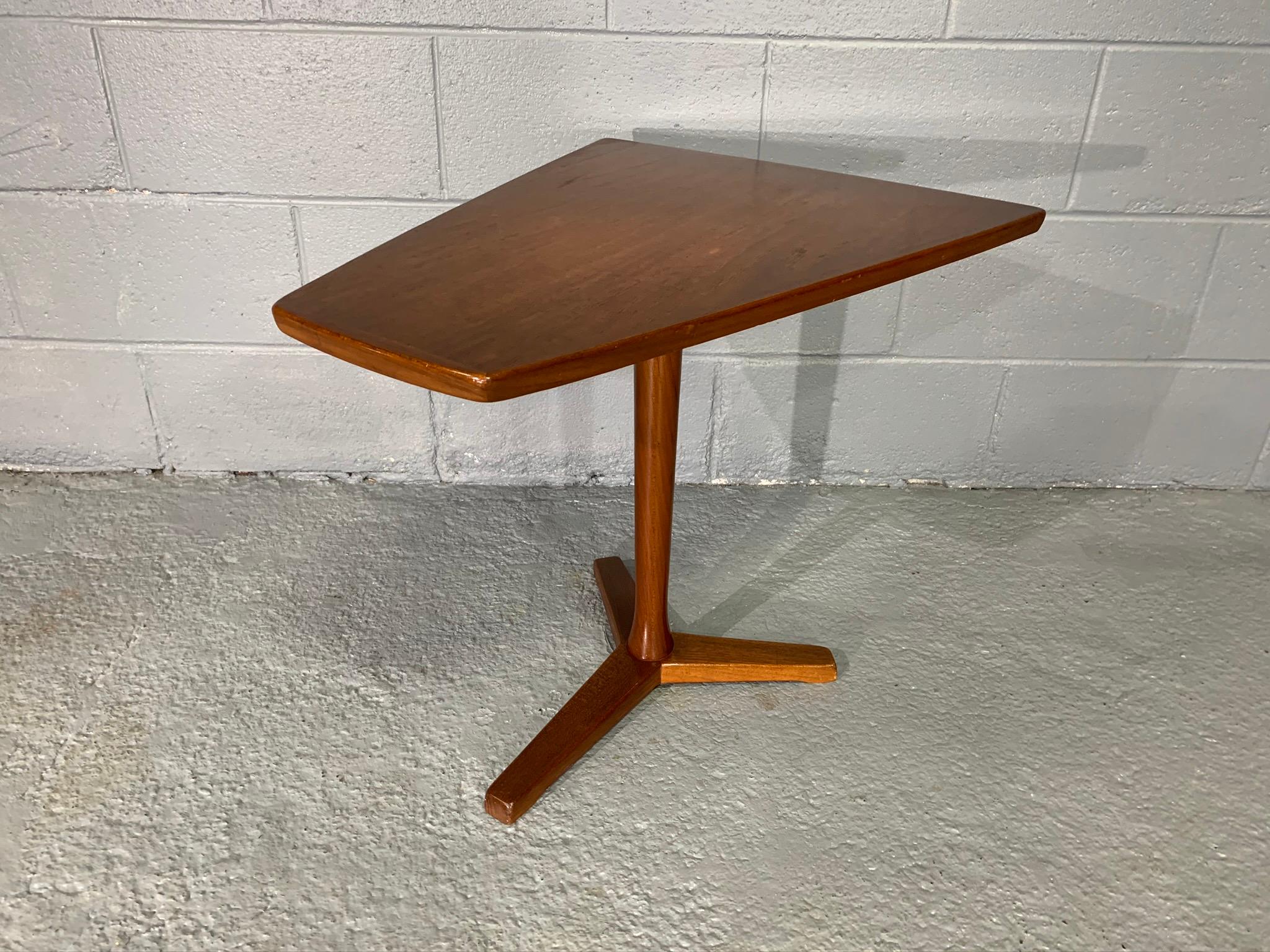 Mid-20th Century Mid-Century Swedish Modern Teak Side Table / End Table by DUX, circa 1960s
