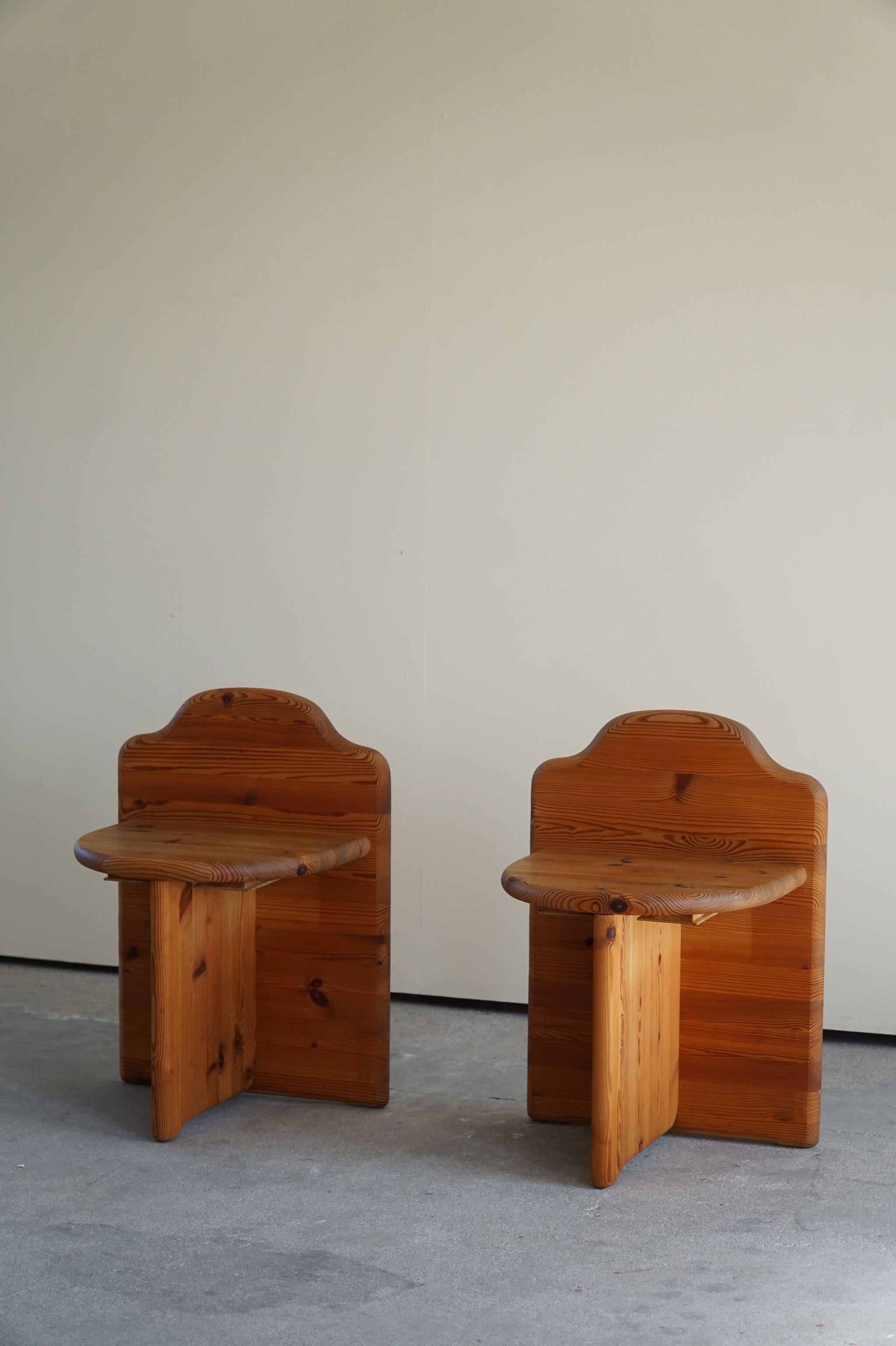 Mid-20th Century Mid Century Swedish Night stands in Pine, in Style of Axel Einar Hjorth, 1950s