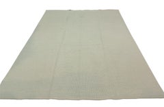 Scandinavian Flatweave Rug, Minimalist Swedish Kilim, Mid-Century Style