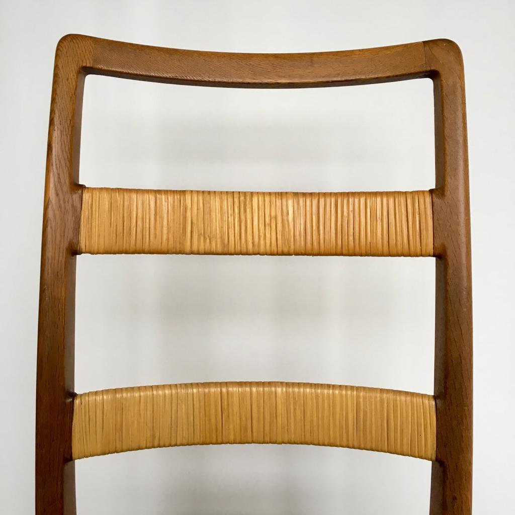 Midcentury Swedish Oak Chairs by Bertil Fridhagen for Bodafors, Set of 4, 1961 im Angebot 4