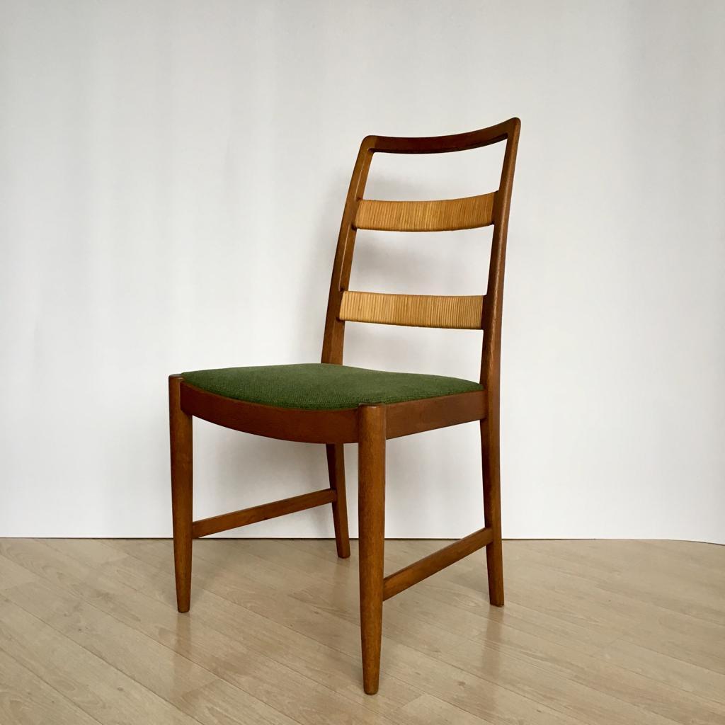 Midcentury Swedish Oak Chairs by Bertil Fridhagen for Bodafors, Set of 4, 1961 im Zustand „Gut“ im Angebot in Riga, Latvia