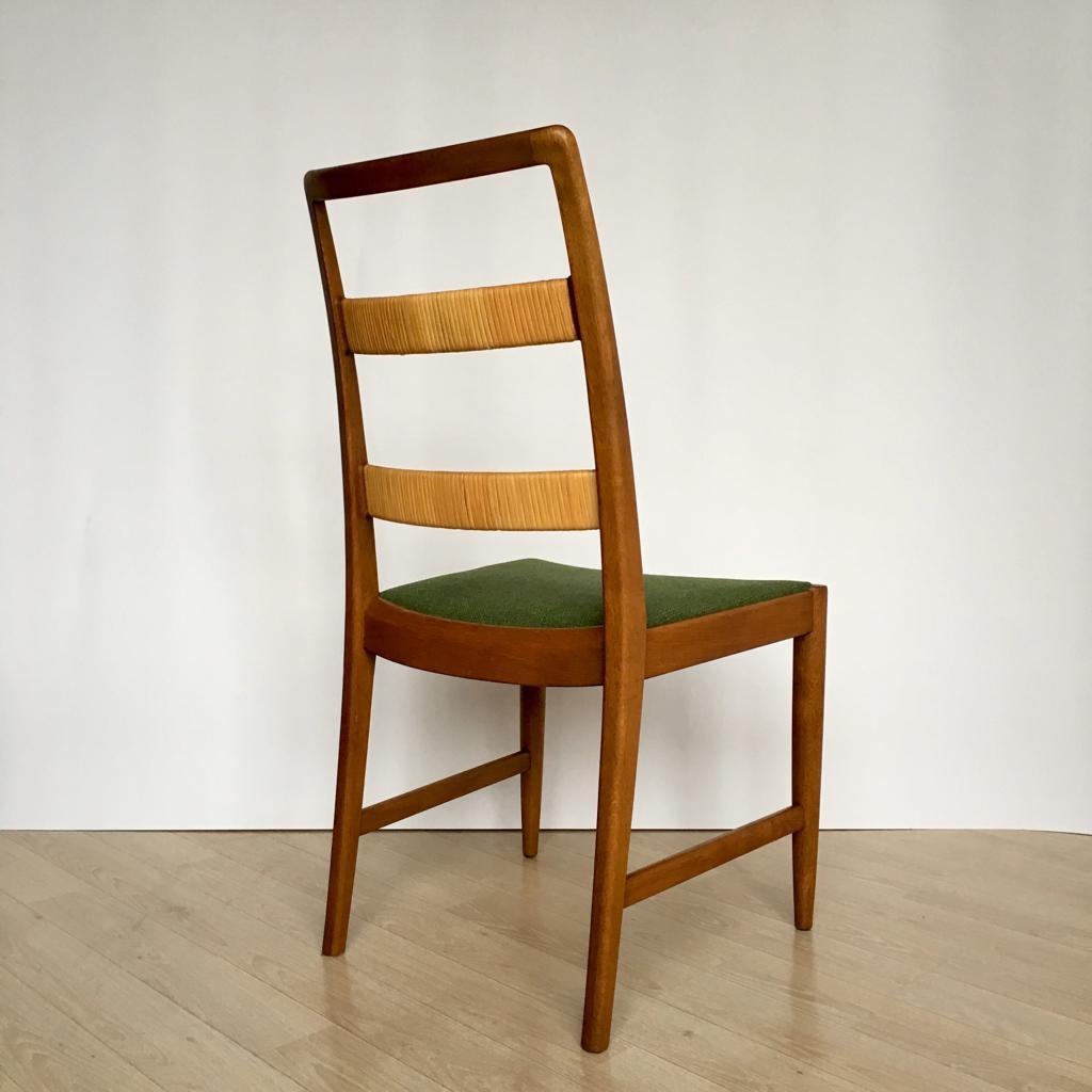 Midcentury Swedish Oak Chairs by Bertil Fridhagen for Bodafors, Set of 4, 1961 im Angebot 2