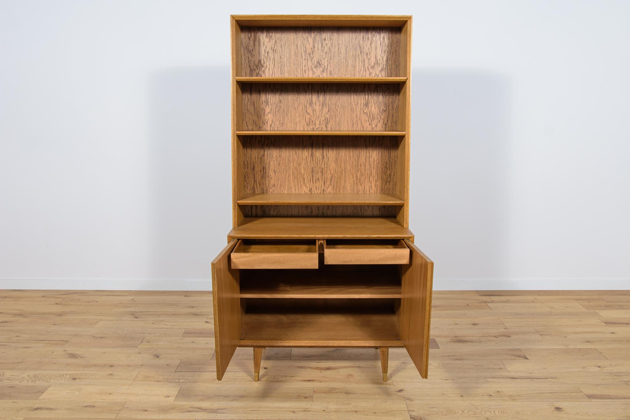 Late 20th Century Mid-Century Swedish Oak Shelf, 1970s For Sale