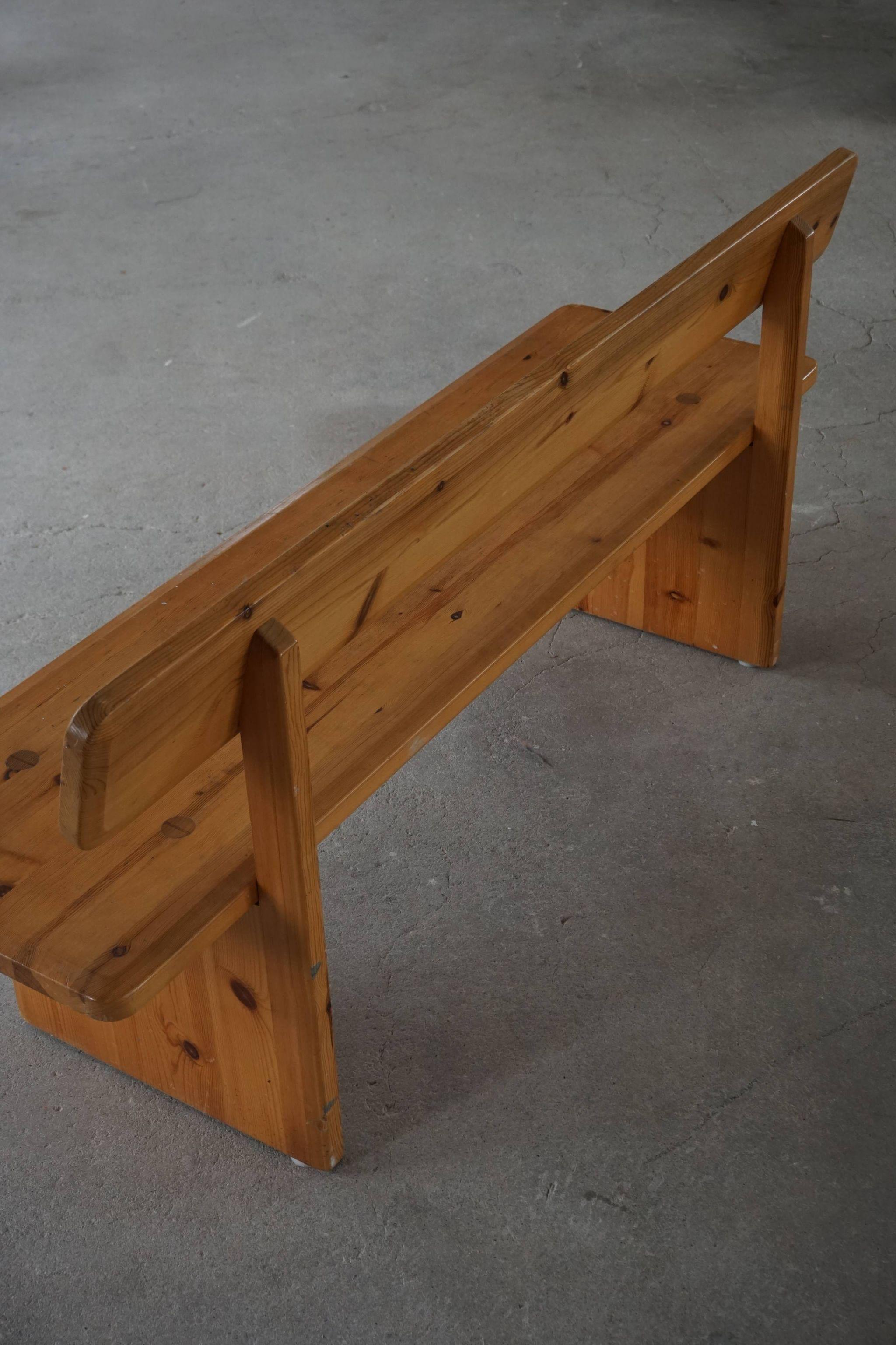 Mid-20th Century Mid Century Swedish Pine Bench, Made by Carl Malmsten for Karl Andersson & Söner
