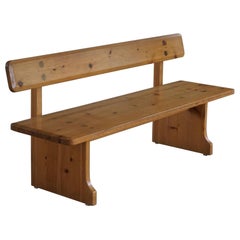 Mid Century Swedish Pine Bench, Made by Carl Malmsten for Karl Andersson & Söner