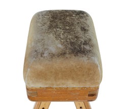 Midcentury Swedish Pine Gym Horse