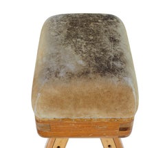 Mid century Swedish pine gym horse