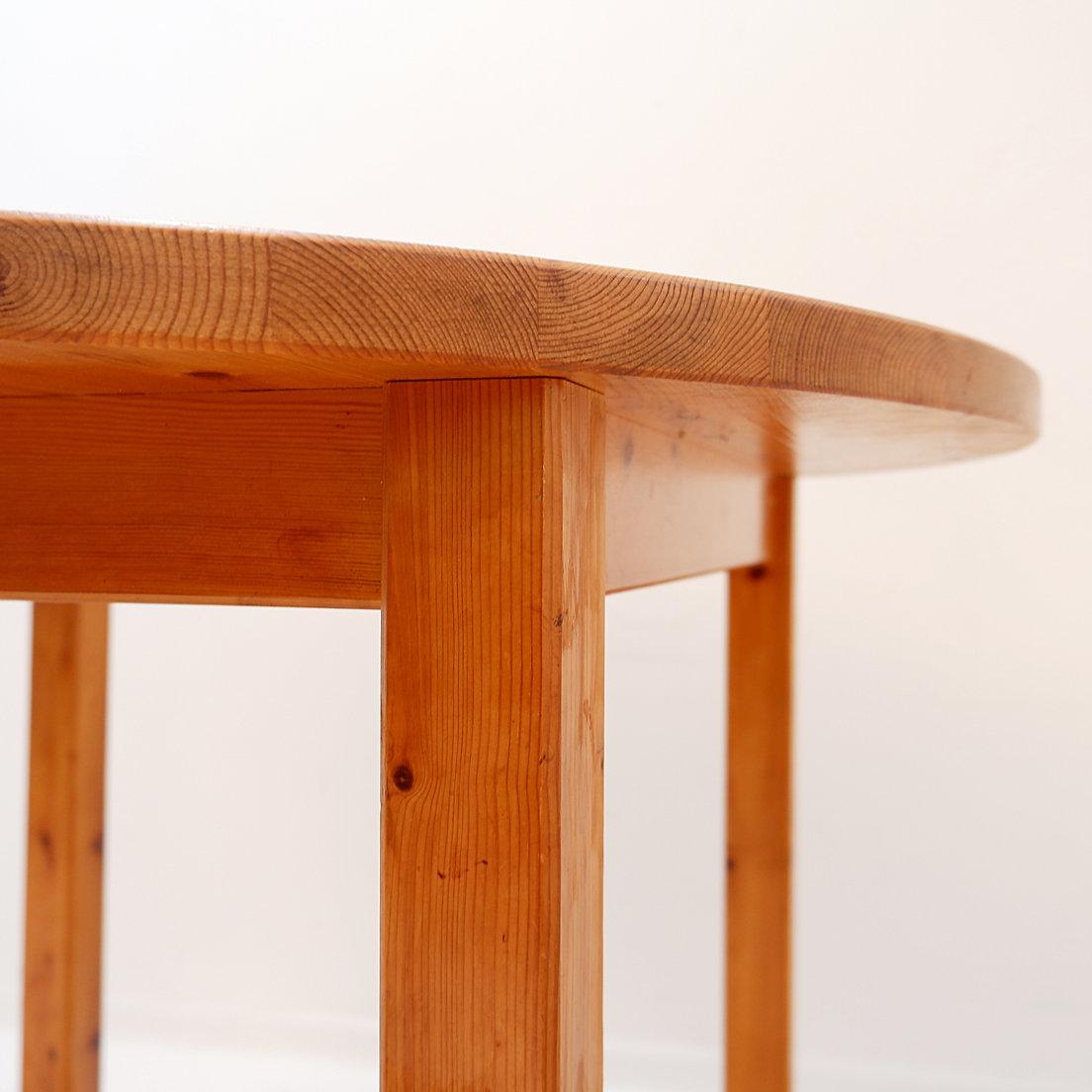 mid-century Swedish Pine Wood dining set - 1970s - 1 table & 4 chairs For Sale 2