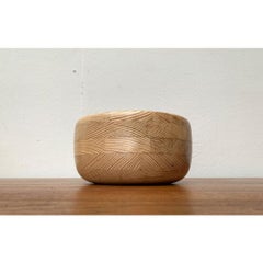 Ciotola svedese di metà secolo in legno di pino di Karl Holmberg AB