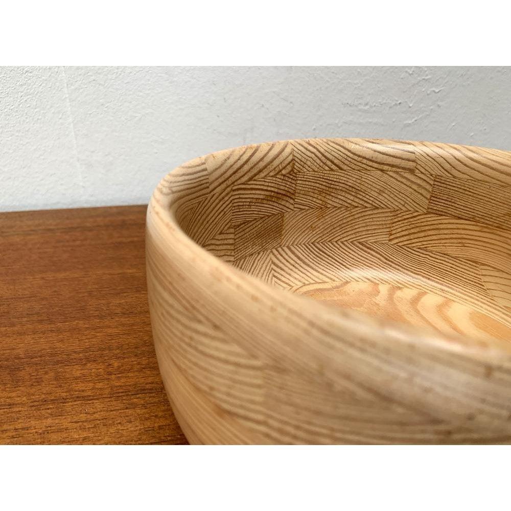 Mid-Century Modern Mid-Century Swedish Pinewood Bowl from Karl Holmberg AB For Sale