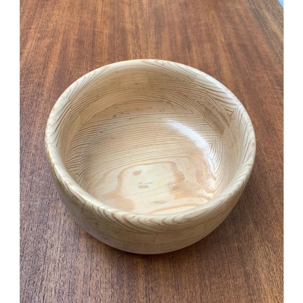 20th Century Mid-Century Swedish Pinewood Bowl from Karl Holmberg AB For Sale