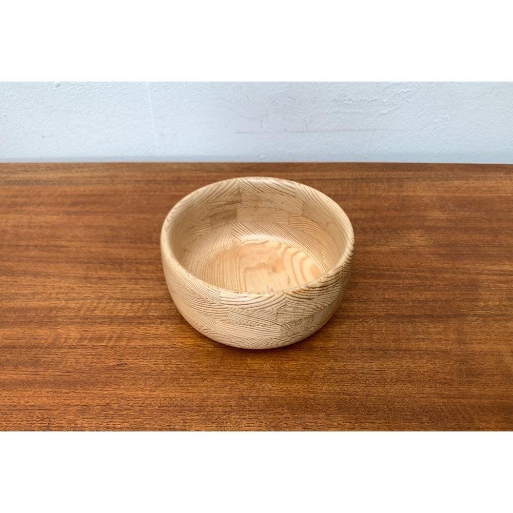 Mid-Century Swedish Pinewood Bowl from Karl Holmberg AB For Sale 3
