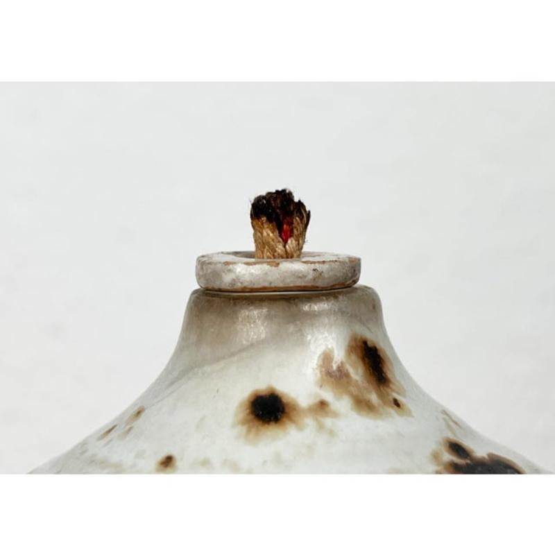 Lampe à huile en poterie suédoise du milieu du siècle par Ulla Nilsson pour Arvika, années 1960 en vente 3