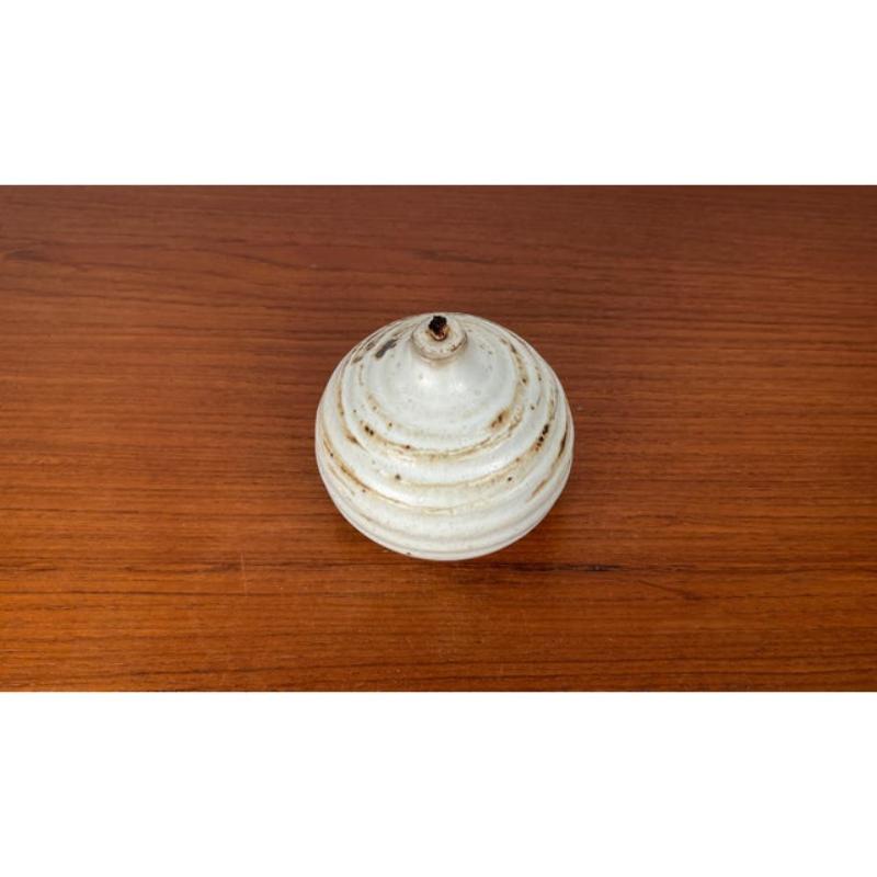 Lampe à huile en poterie suédoise du milieu du siècle par Ulla Nilsson pour Arvika, années 1960 en vente 4