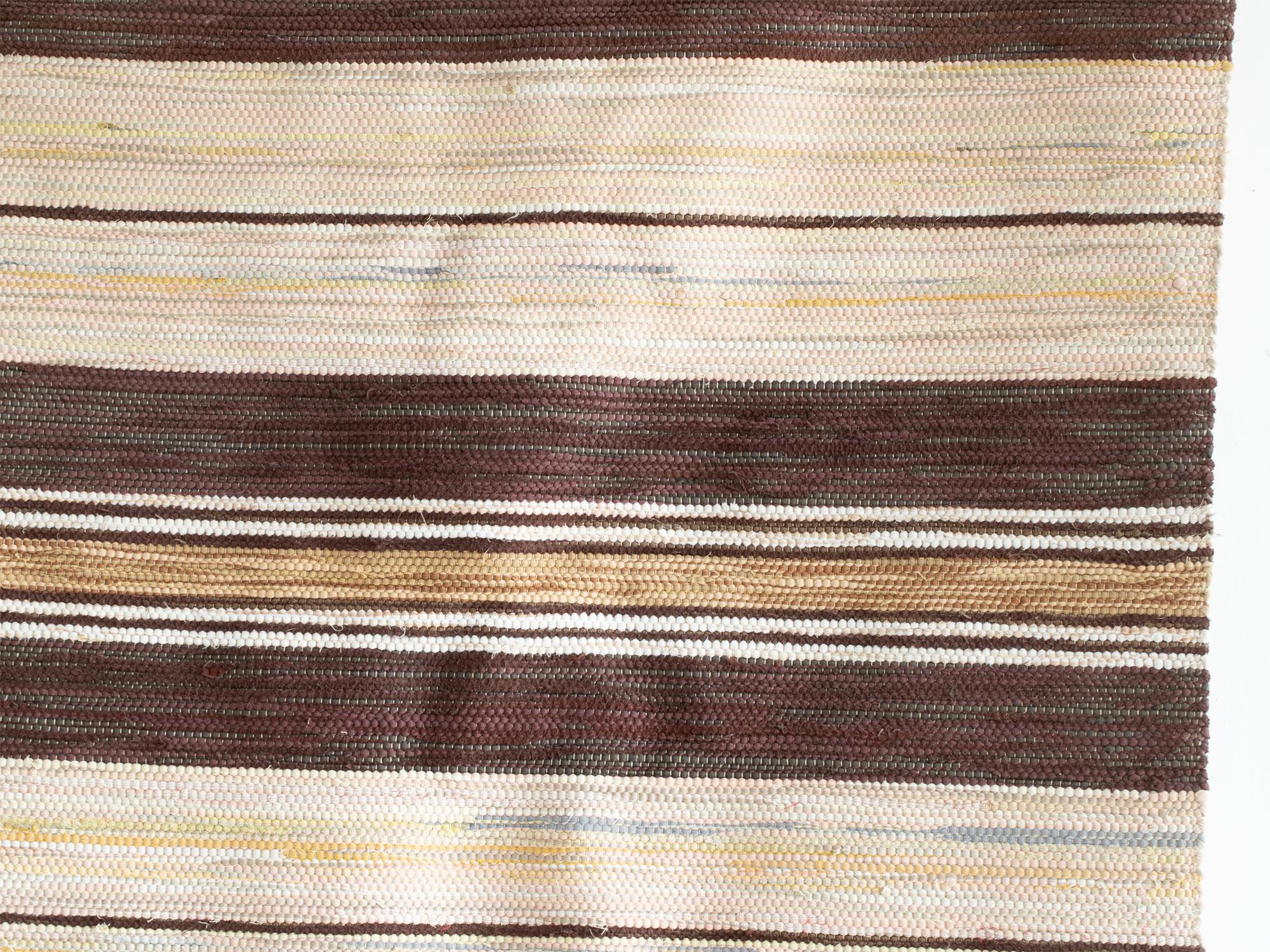 Suédois Tapis de chiffon suédois du milieu du siècle, c.C. 1970