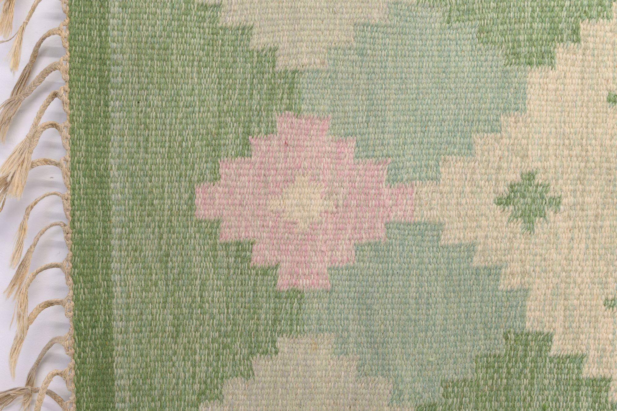 Mid-Century Swedish Rug In Good Condition For Sale In London, England