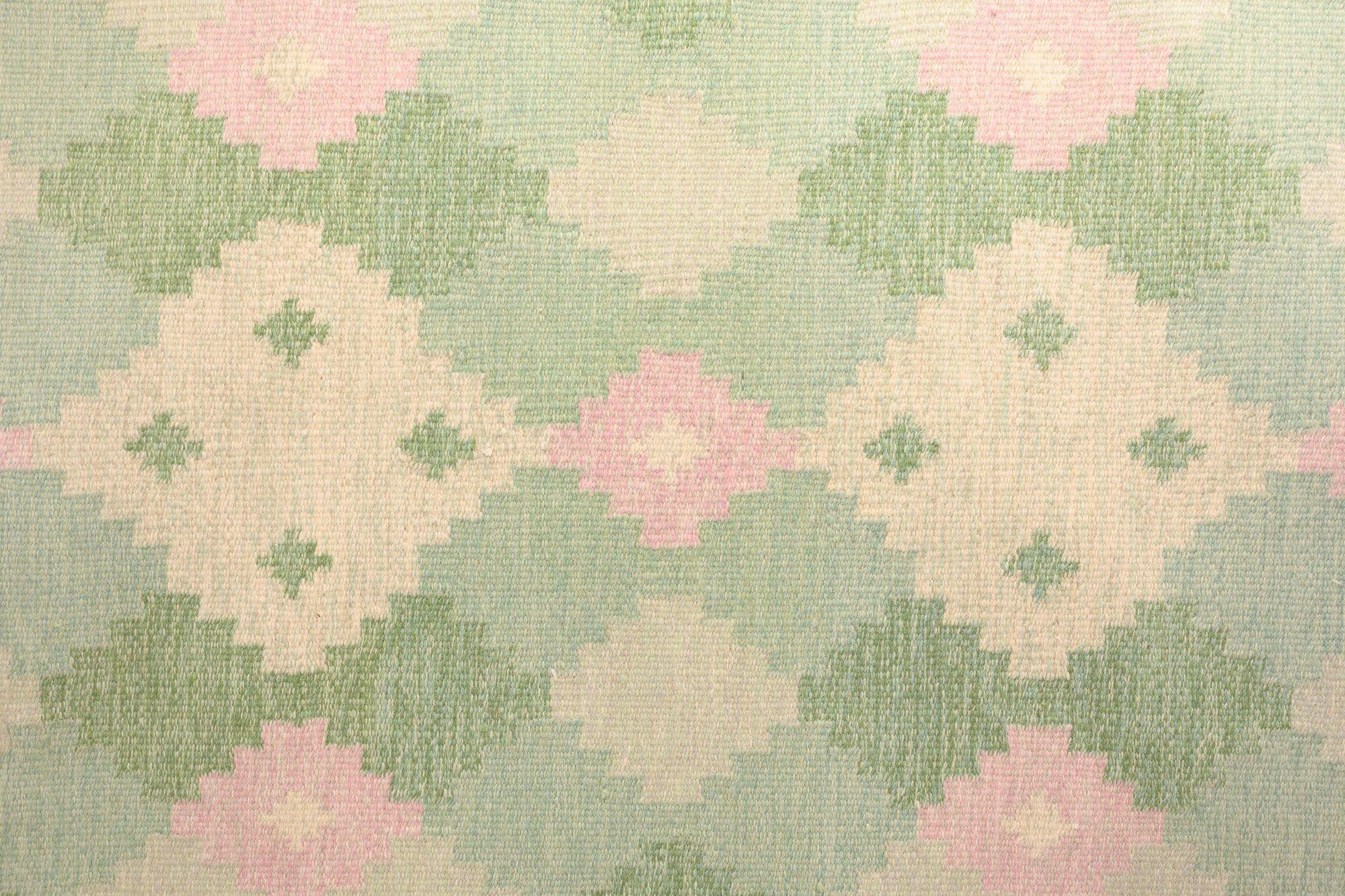 Wool Mid-Century Swedish Rug For Sale