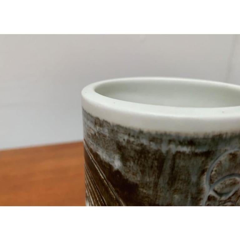Vase Sarek suédois du milieu du siècle par Olle Alberius pour Rörstrand en vente 4