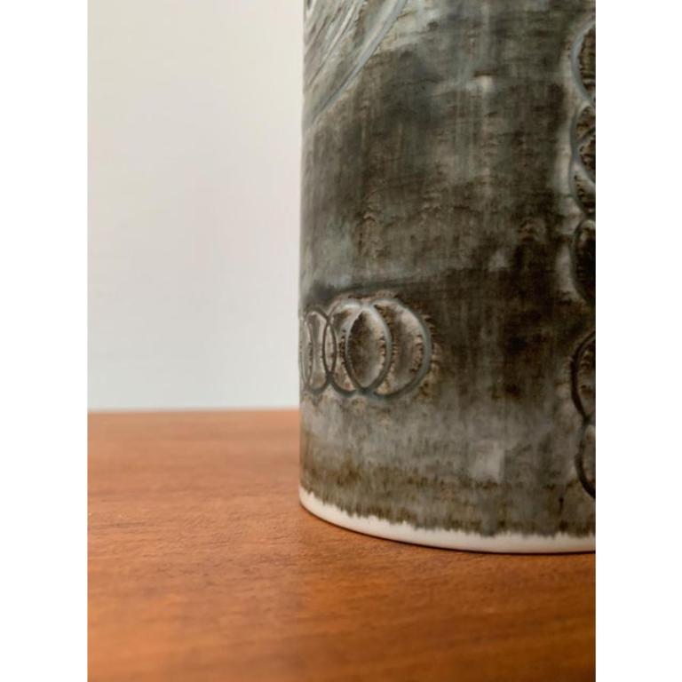 20ième siècle Vase Sarek suédois du milieu du siècle par Olle Alberius pour Rörstrand en vente