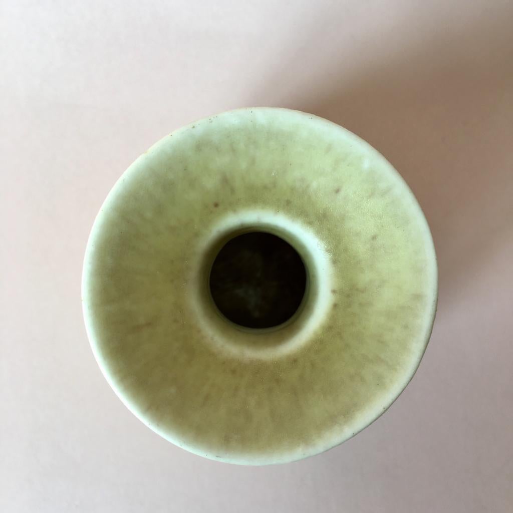 Mid-20th Century Midcentury Swedish Small Ceramic Vase by Gunnar Nylund for Rorstrand For Sale