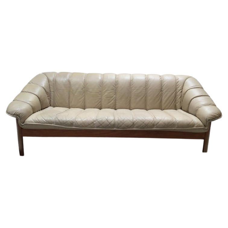 Vintage Blue Leather Tufted Sofa at 1stDibs blue leather sofa