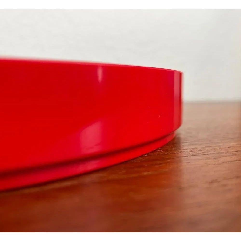 Mid-Century Swedish Space Age Red Melamin Tray, 1960s For Sale 5