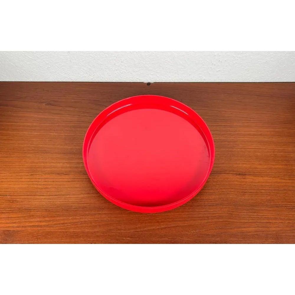 Mid-Century Swedish Space Age Red Melamin Tray, 1960s For Sale 6