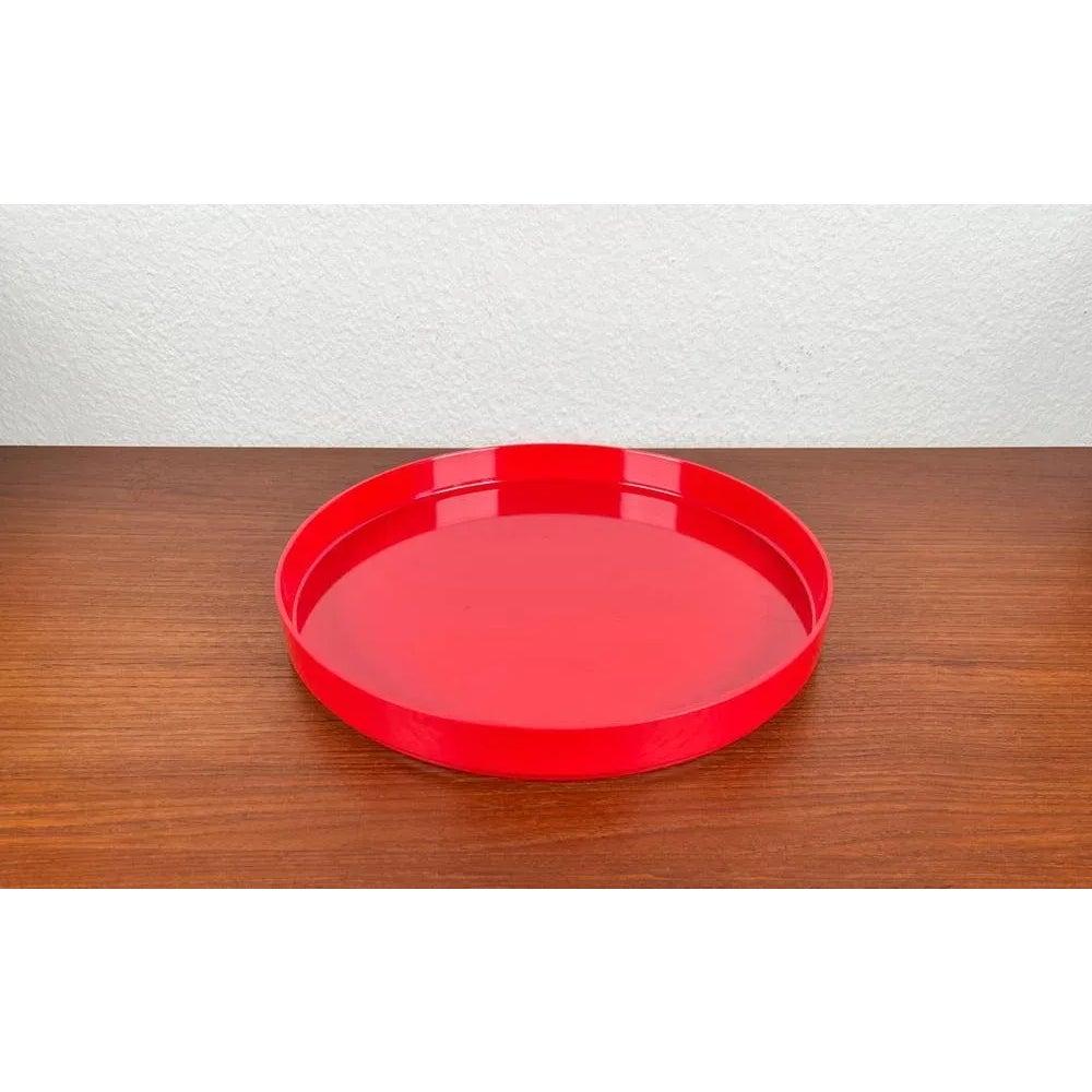 Mid-Century Modern Mid-Century Swedish Space Age Red Melamin Tray, 1960s For Sale