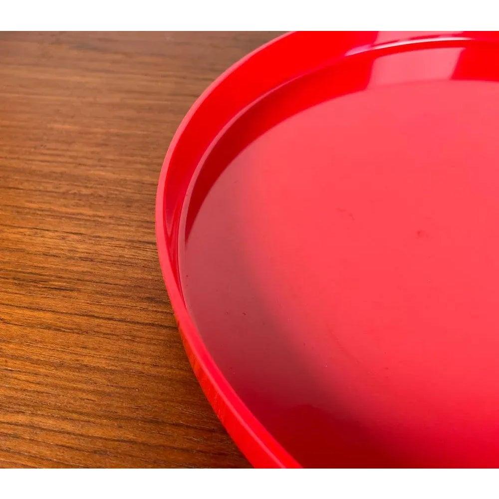 20th Century Mid-Century Swedish Space Age Red Melamin Tray, 1960s For Sale