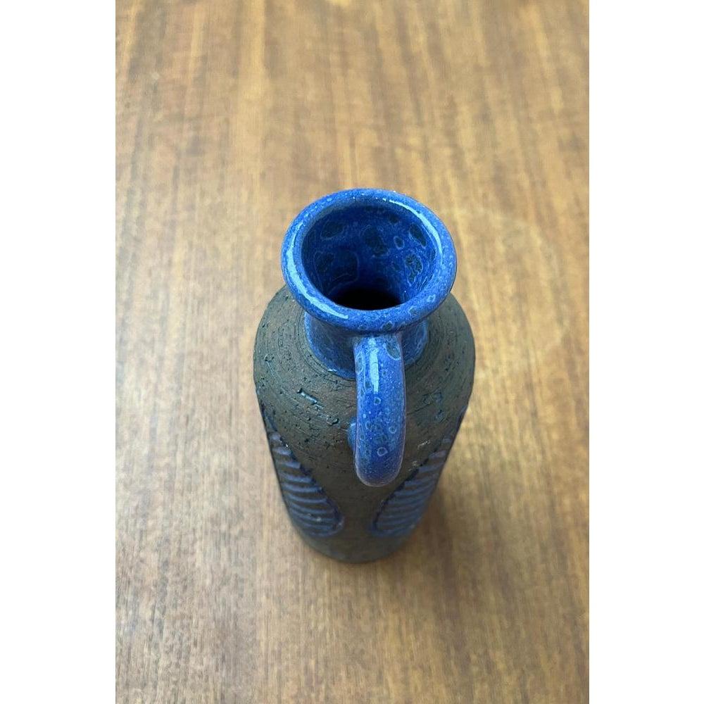 Ceramica Vaso a caraffa di Studio Pottery svedese di metà secolo di Laholm, anni '60 in vendita